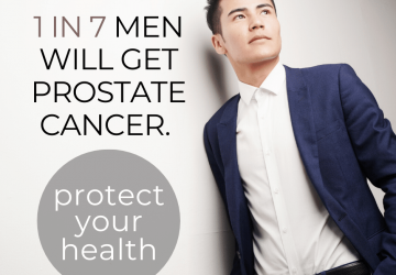 1 in 7 men will get prostate cancer protect your health